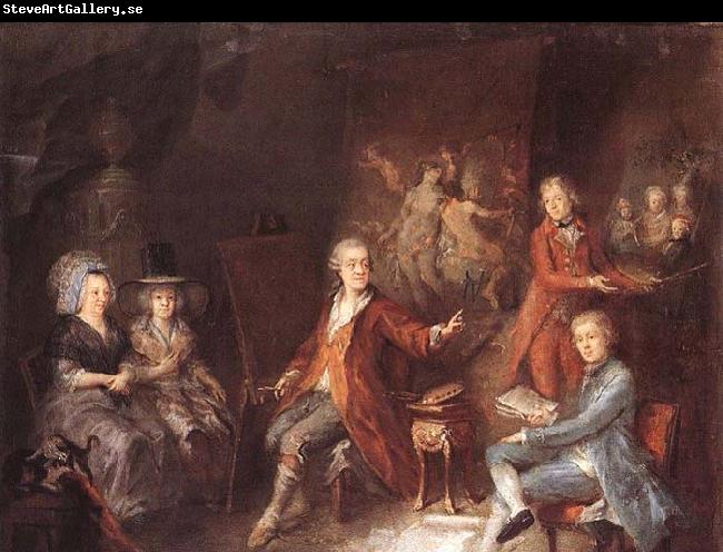 Martin Johann Schmidt The Painter and his Family